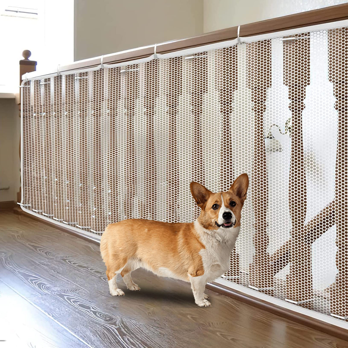 GAGUTUBU red de balcón para protección de mascotas.