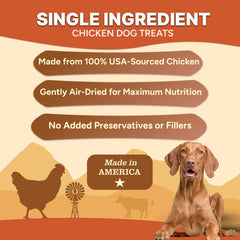 Chips de pollo Gaines Family Farmstead, sin granos y sin aditivos.