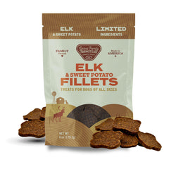 Gaines Family Farmstead filetes ciervo batata dulce, snack natural para perros con alto contenido proteico