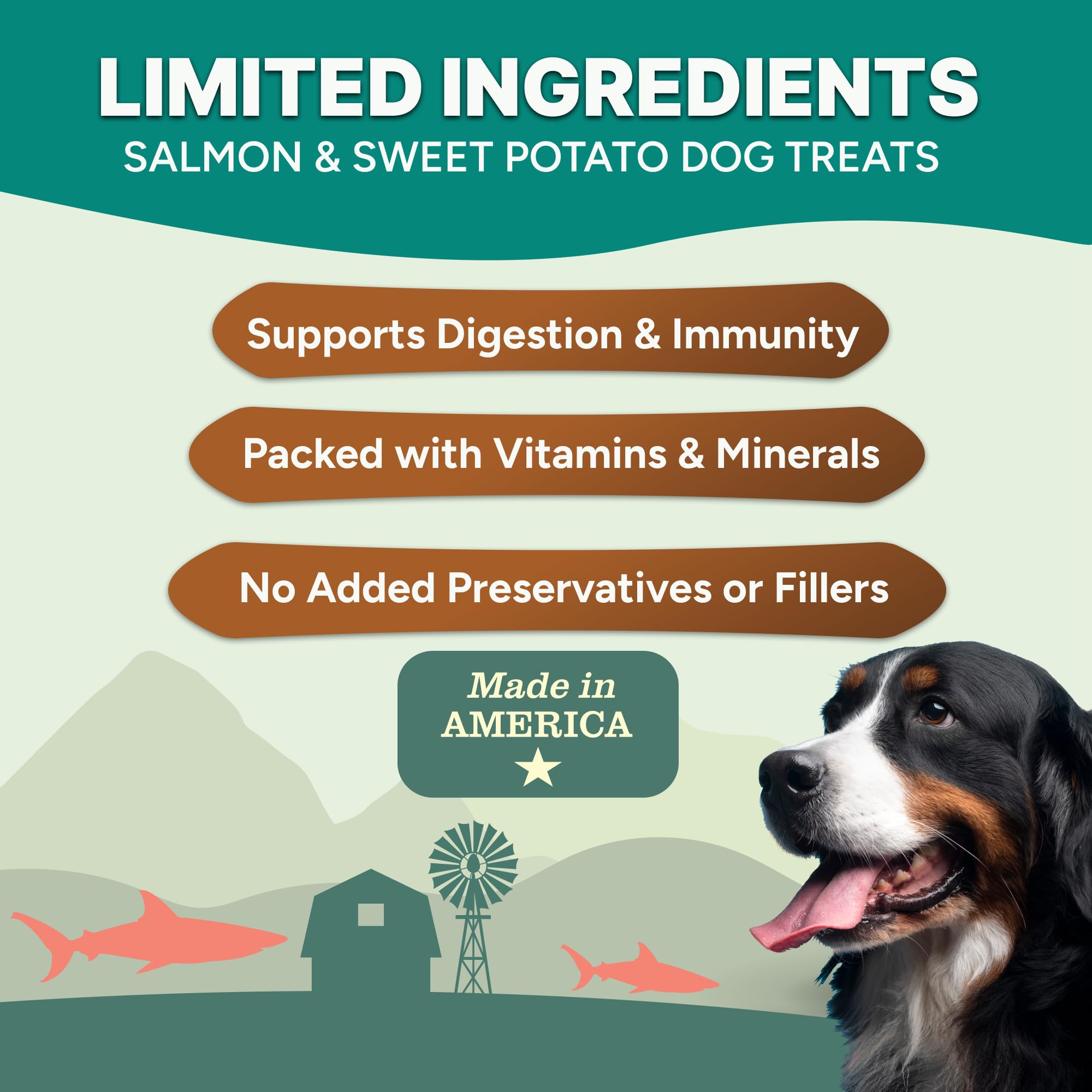 Gaines Family Farmstead ingredientes naturales sin sal para perros