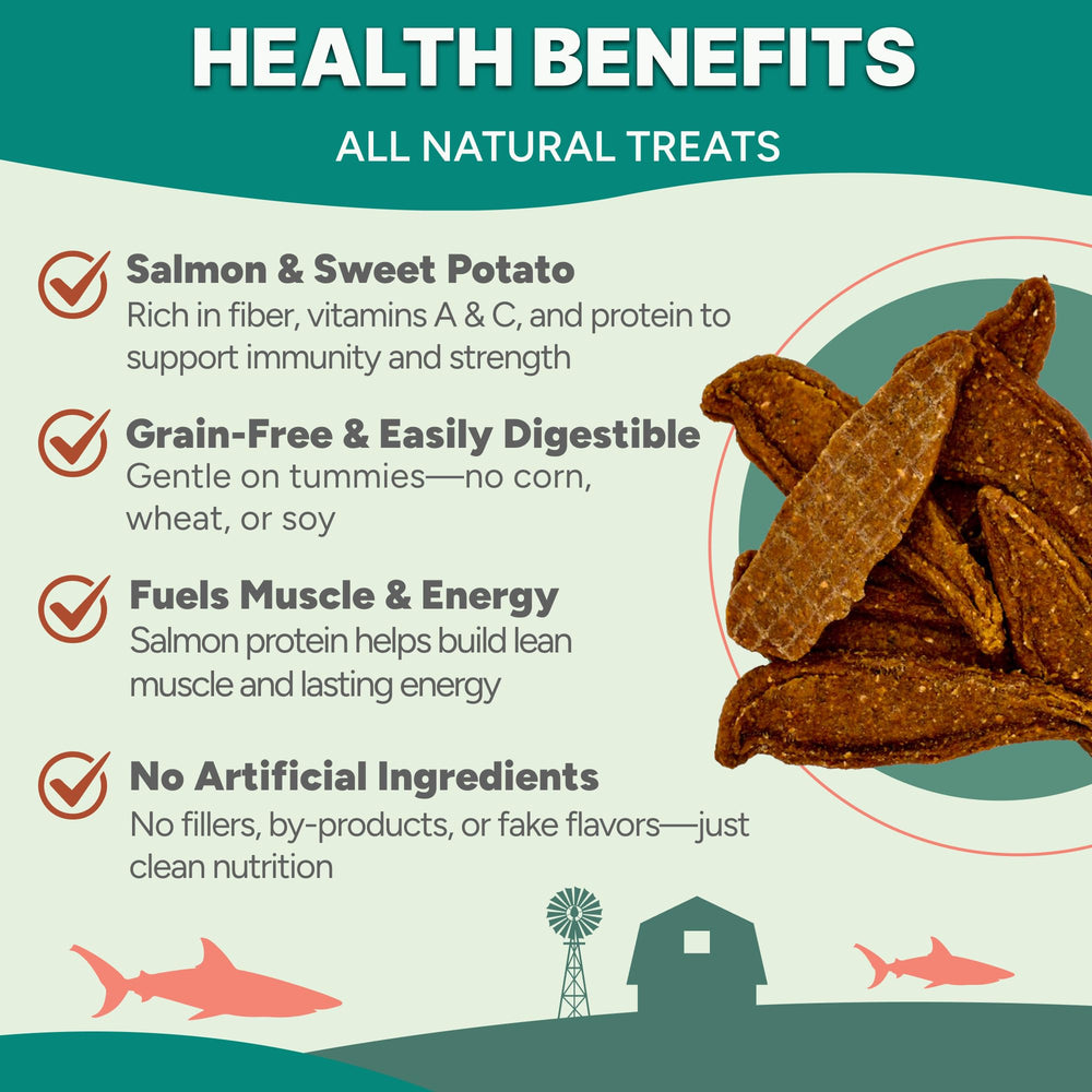 Gaines Family Farmstead omega-3-6 del salmón para pelaje saludable