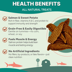 Gaines Family Farmstead omega-3-6 del salmón para pelaje saludable