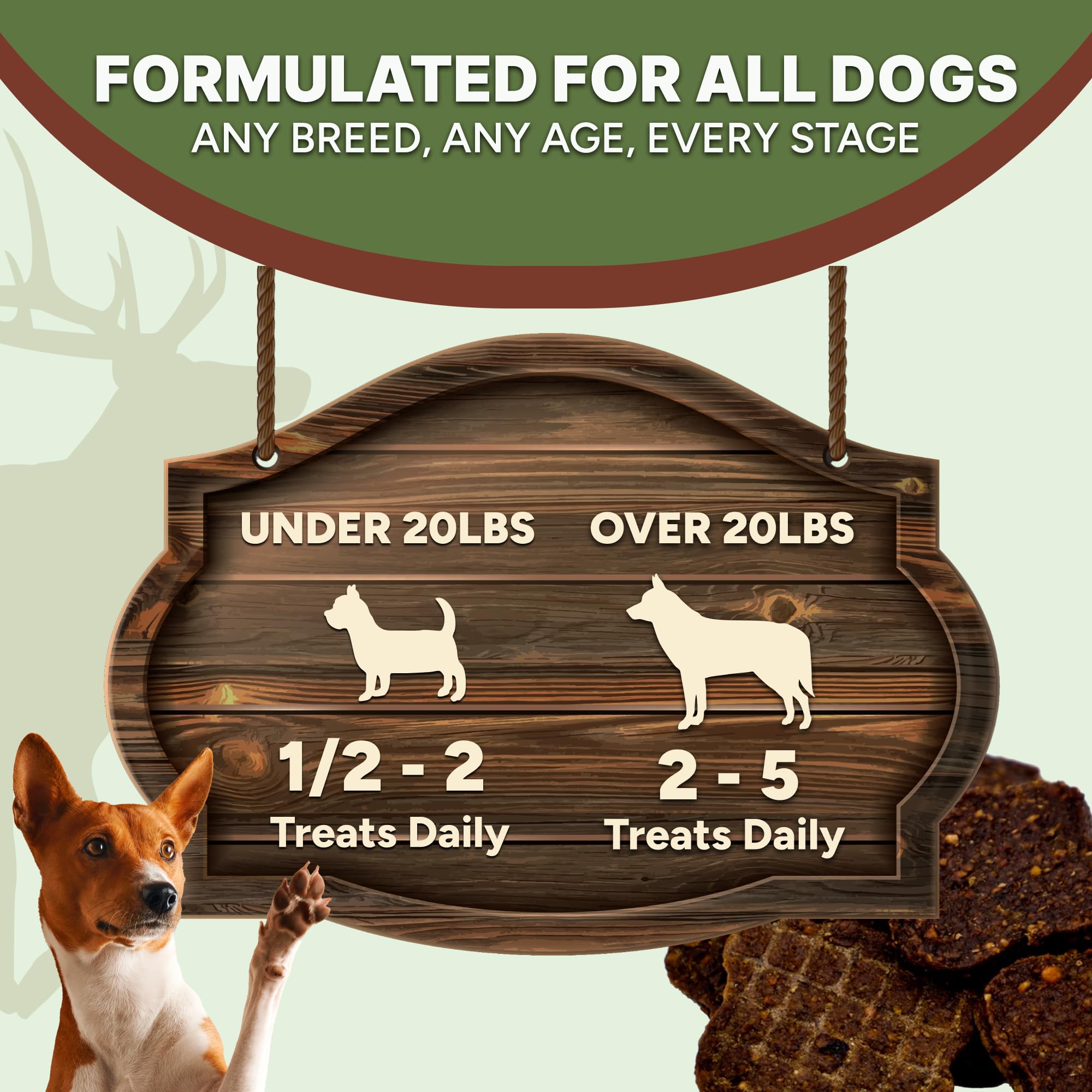 GAINES FAMILY FARMSTEAD snack para perros sin granos, ayuda a mantener la dieta equilibrada.