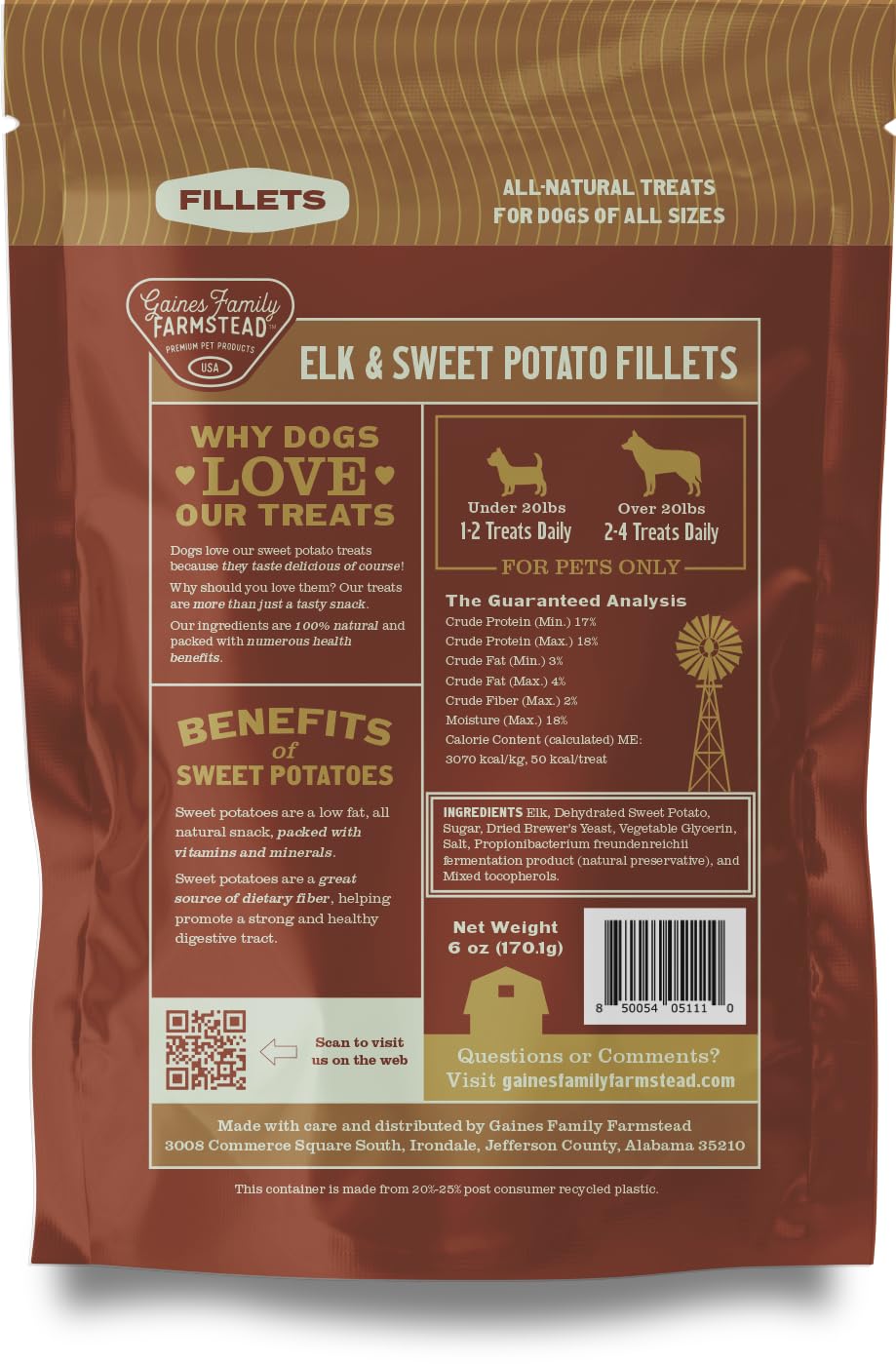 Tamaño de 6 oz para llevar Gaines Family Farmstead