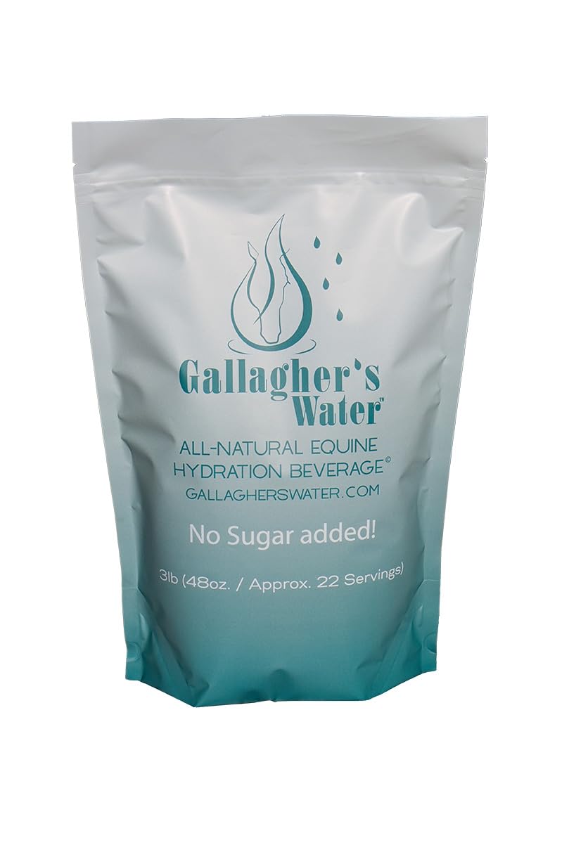 GALLAGHER'S WATER polvo sabor natural para caballos, mejora palatabilidad y consumo de agua.
