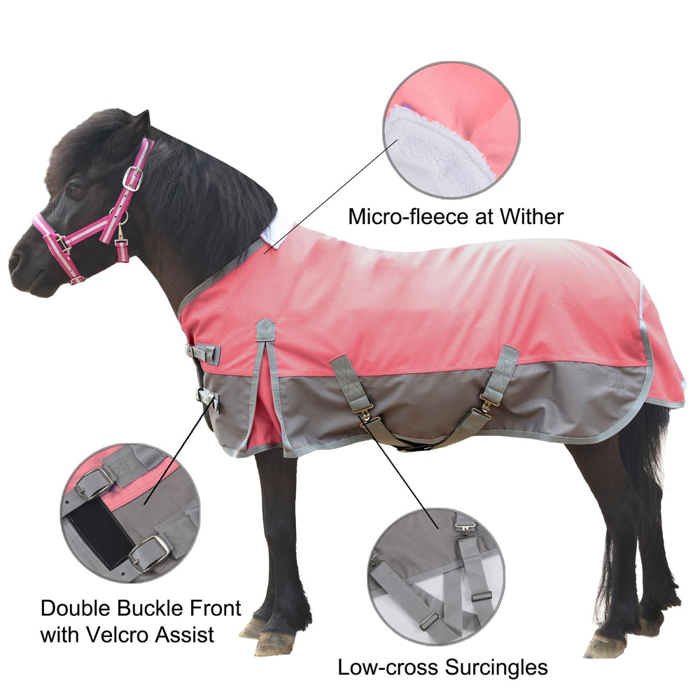 Capa externa impermeable Gallopoff protege contra lluvia y viento