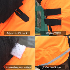 Gallopoff ajuste con doble Velcro en pecho y vientre