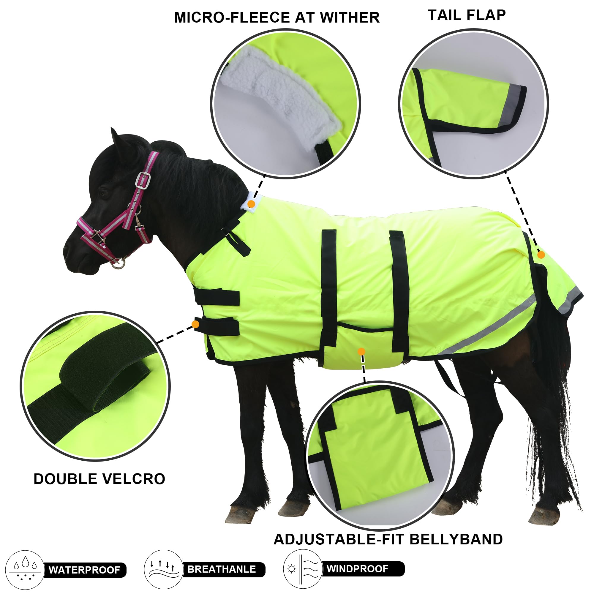 Interior suave Gallopoff con nylon 210T brinda comodidad sin rozaduras