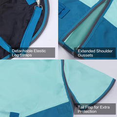Tejido impermeable y transpirable Gallopoff Manta Turnout Mini protege contra la lluvia