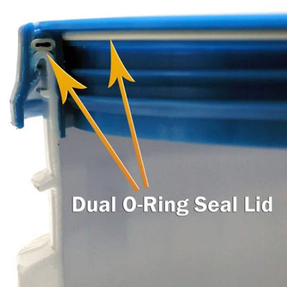 Tapa Gamma Seal hecha en EE. UU. para uso doméstico o profesional en baldes.