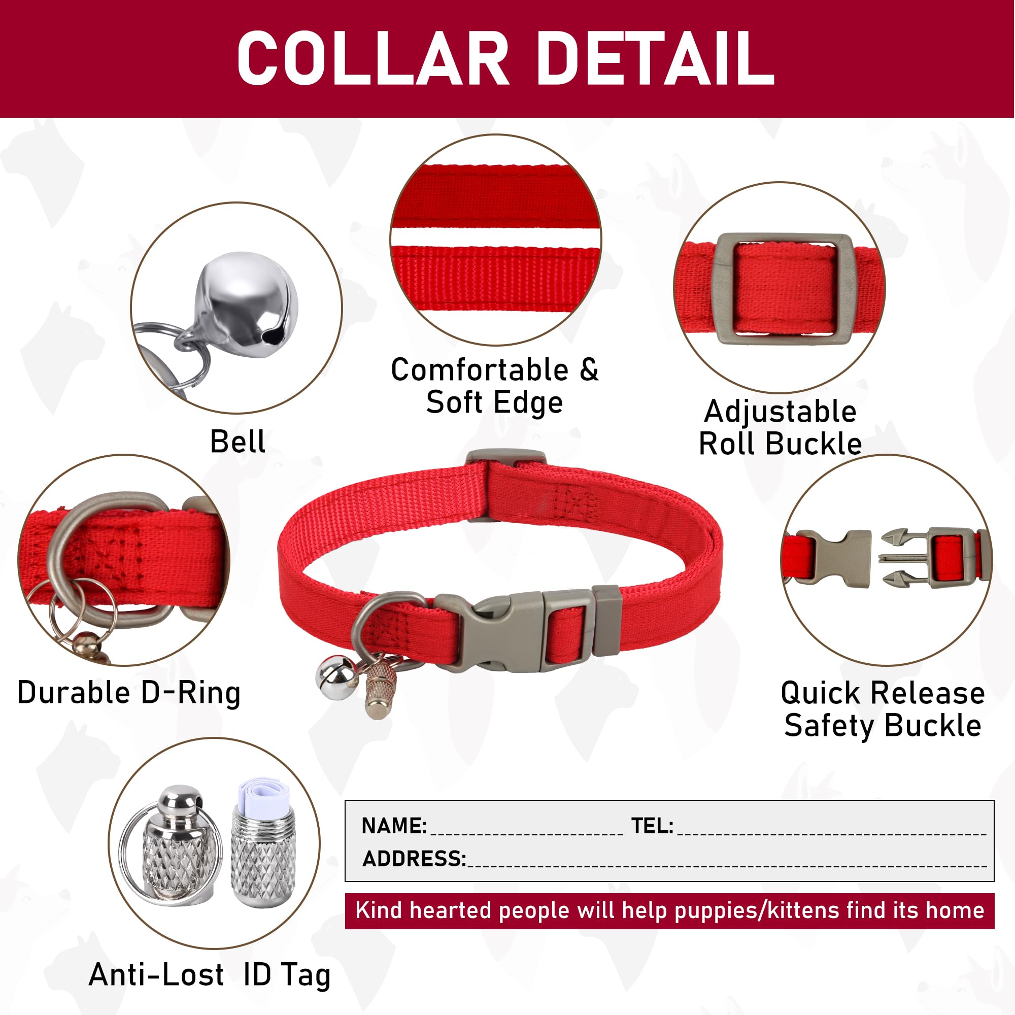 GAMUDA arnés con etiqueta de identificación para facilitar la devolución.
