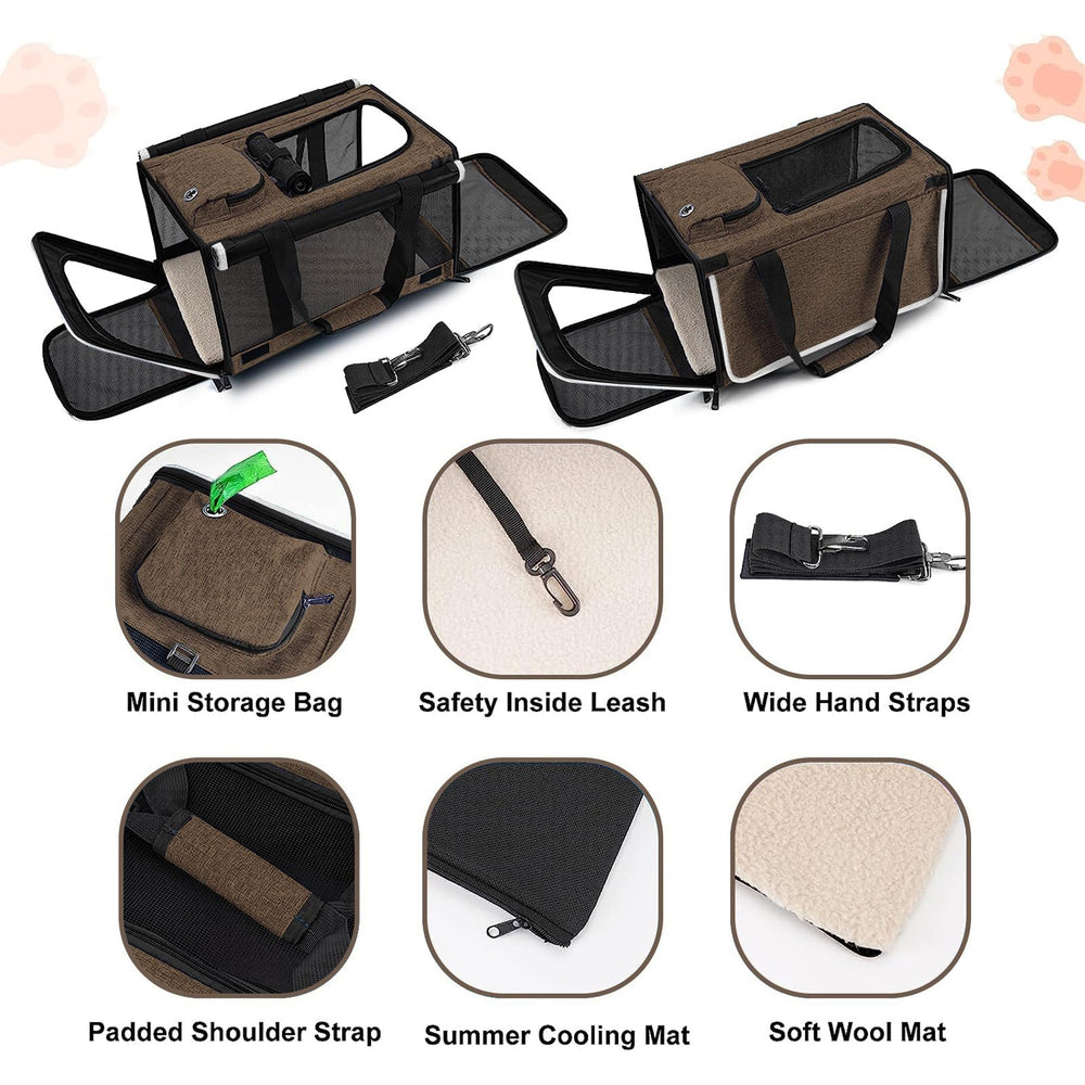 GAPZER bolsa transporte gato pliegable y ligera para ahorra espacio.