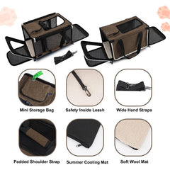 GAPZER bolsa transporte gato pliegable y ligera para ahorra espacio.