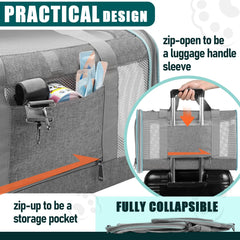 GAPZER Bolsa transporte gatos grandes, entrada superior: acceso rápido y cómodo.