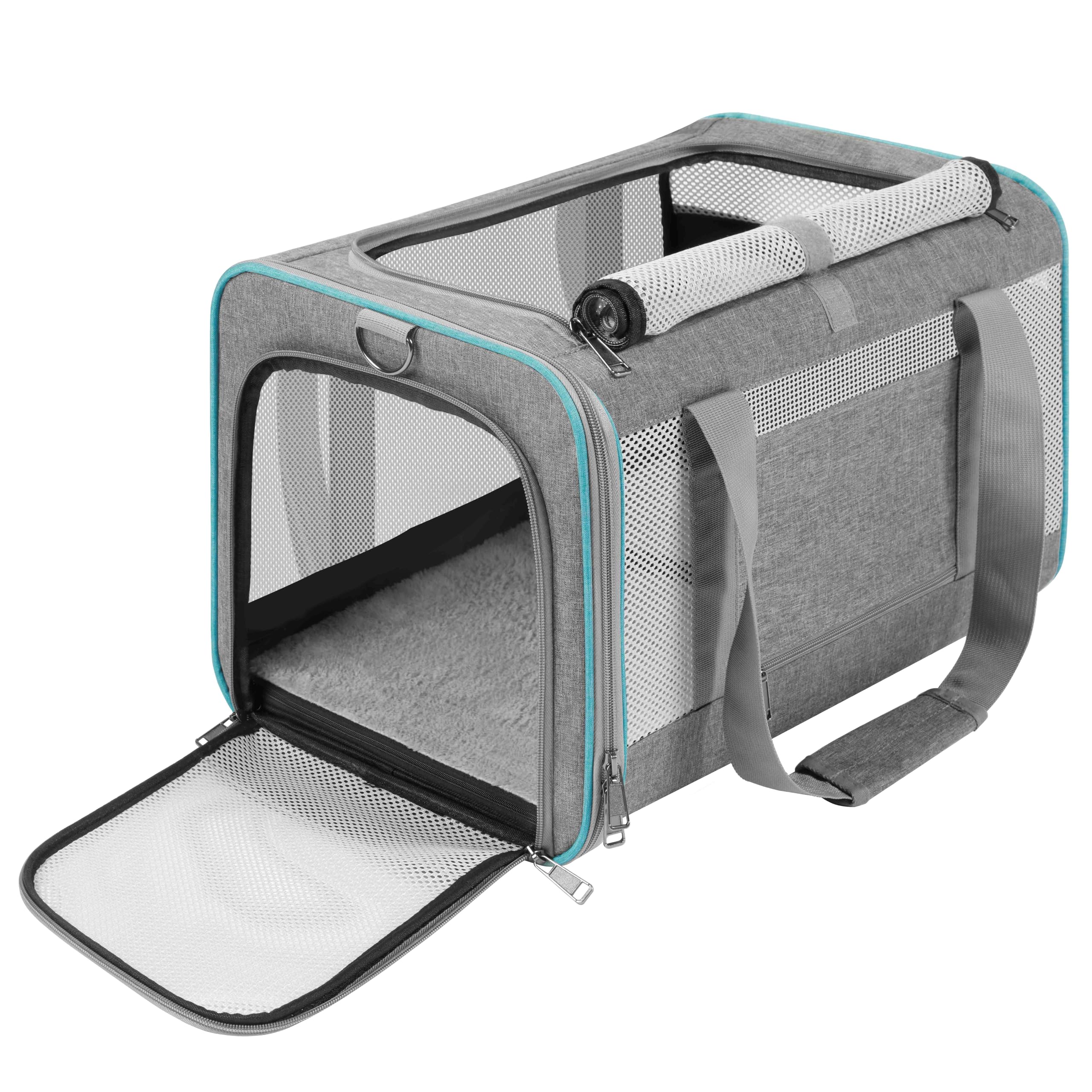 GAPZER Bolsa transporte gatos grandes, plegable: guardado sencillo al terminar el viaje.