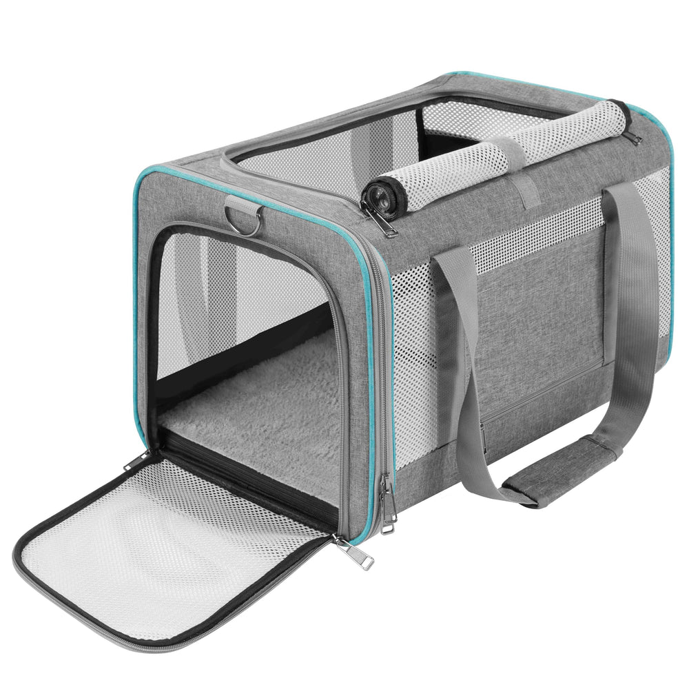 GAPZER Bolsa transporte gatos grandes, plegable: guardado sencillo al terminar el viaje.