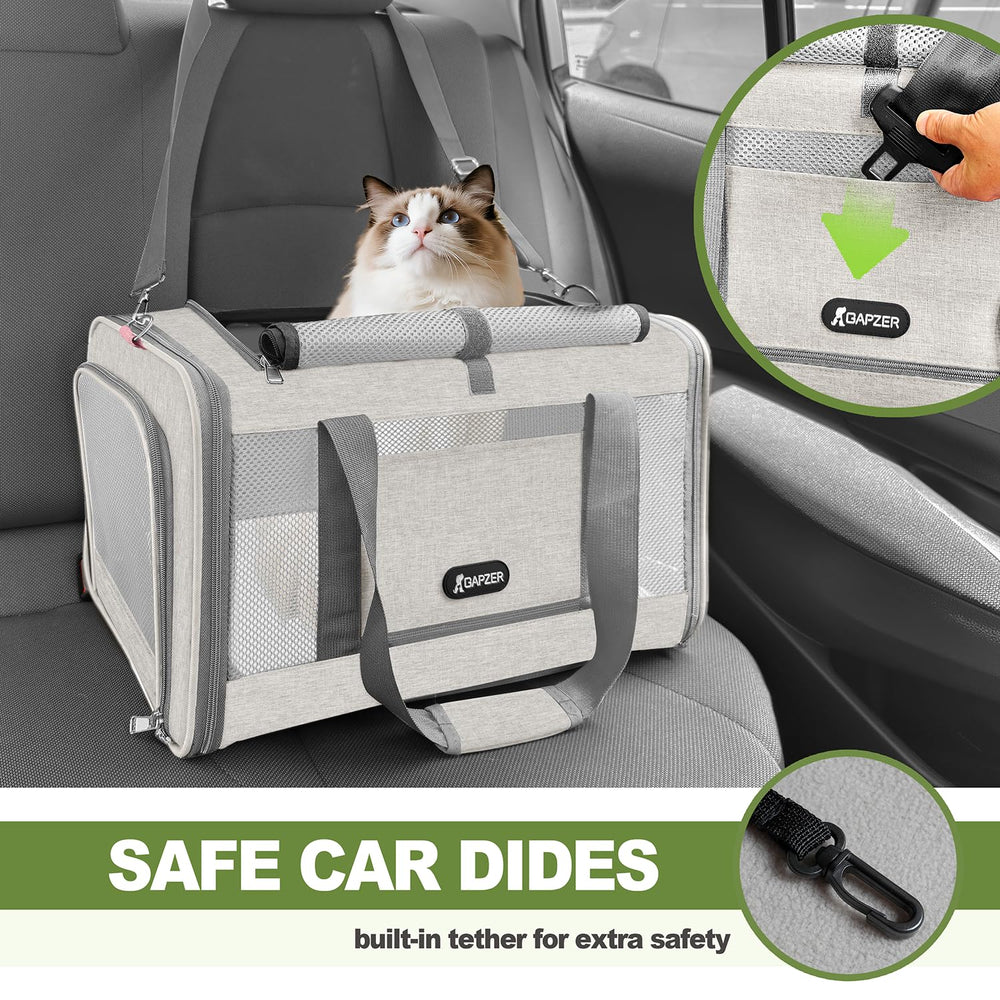GAPZER entrada superior para transferencias rápidas entre coche y casa.
