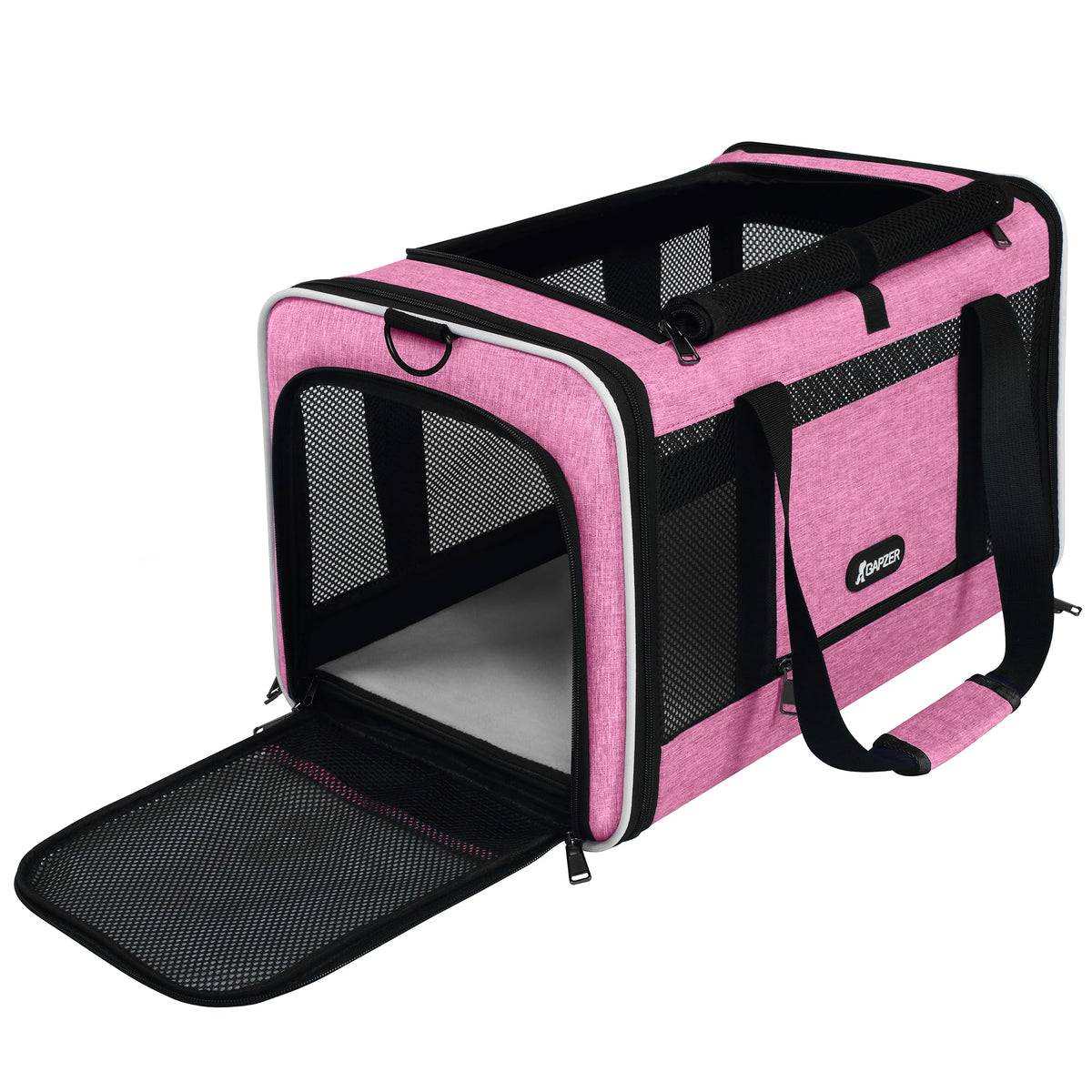GAPZER gato portamascotas 18x11x11: diseño cómodo para viajar con gatos.