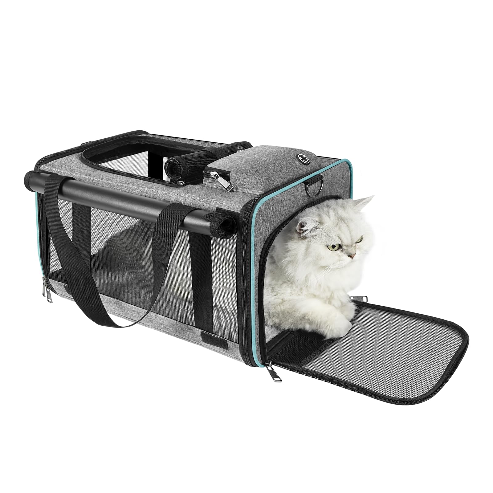 GAPZER Porta Gato Alaska, uso en cabina bajo el asiento durante el viaje.
