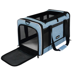 GAPZER porta-gato espacioso ideal para viajes con mascotas medianas