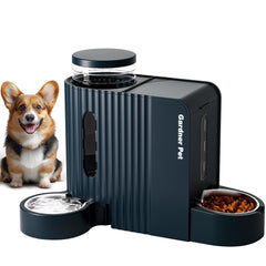 Gardner Pet alimentador automático de gravedad, gran capacidad para mascotas.