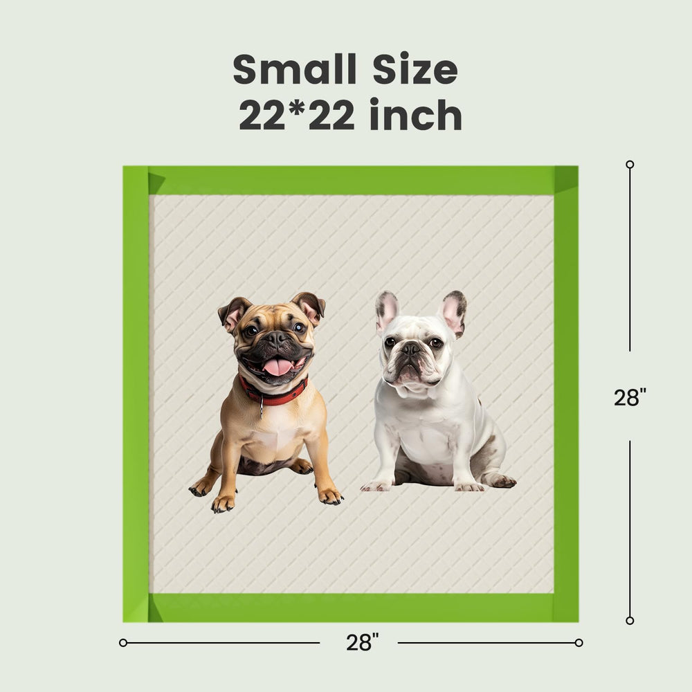 Gardner Pet 22x22 con núcleo de polímeros ecológicos para mayor absorción.