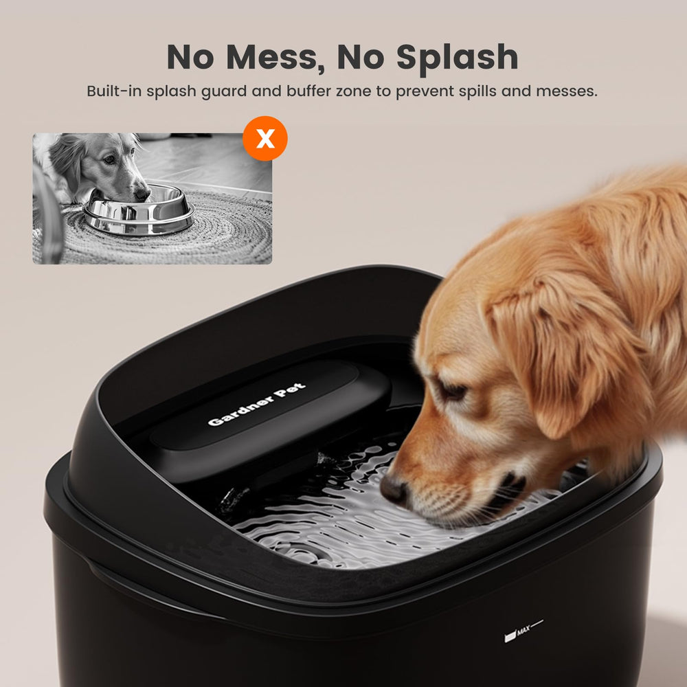 Gardner Pet altura de 9,7 pulgadas para perros grandes y medianos.