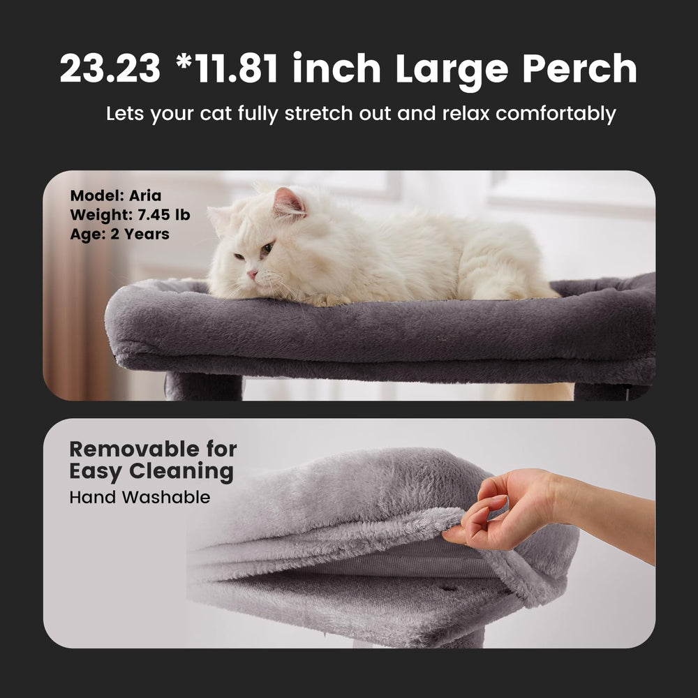 Gardner Pet arbol-gato-plataformas-lavables plataformas suaves y lavables para siestas.