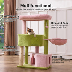 Gardner Pet arbol-gatos-41-pulgadas-base-amplia-estable para seguridad al saltar.