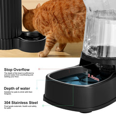 Gardner Pet base antideslizante mantiene estable al beber.
