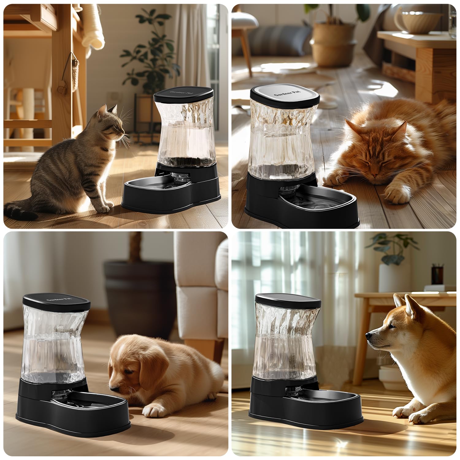 Gardner Pet diseño separable facilita limpieza y mantenimiento.