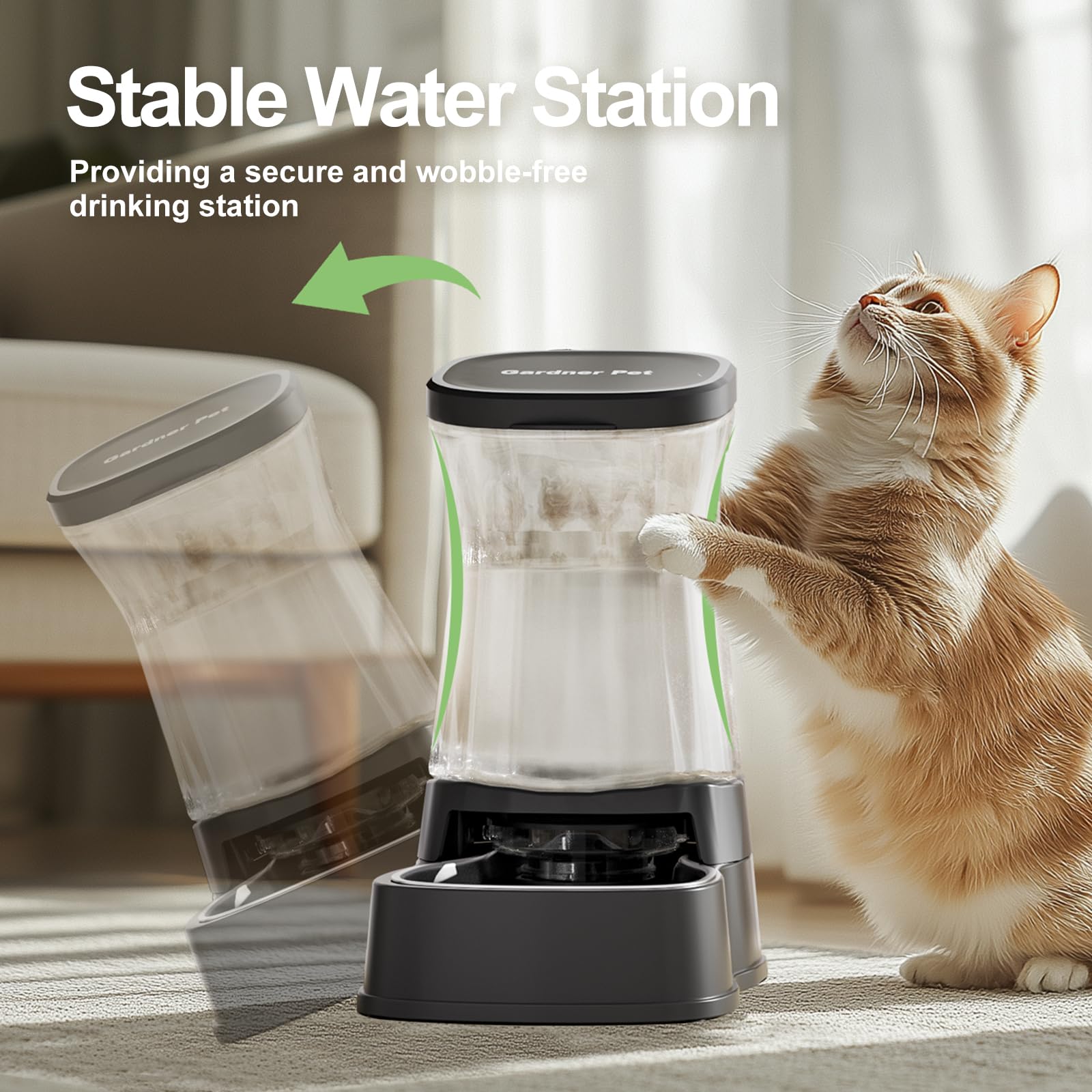 Gardner Pet rellenado automático mejora la conveniencia diaria.