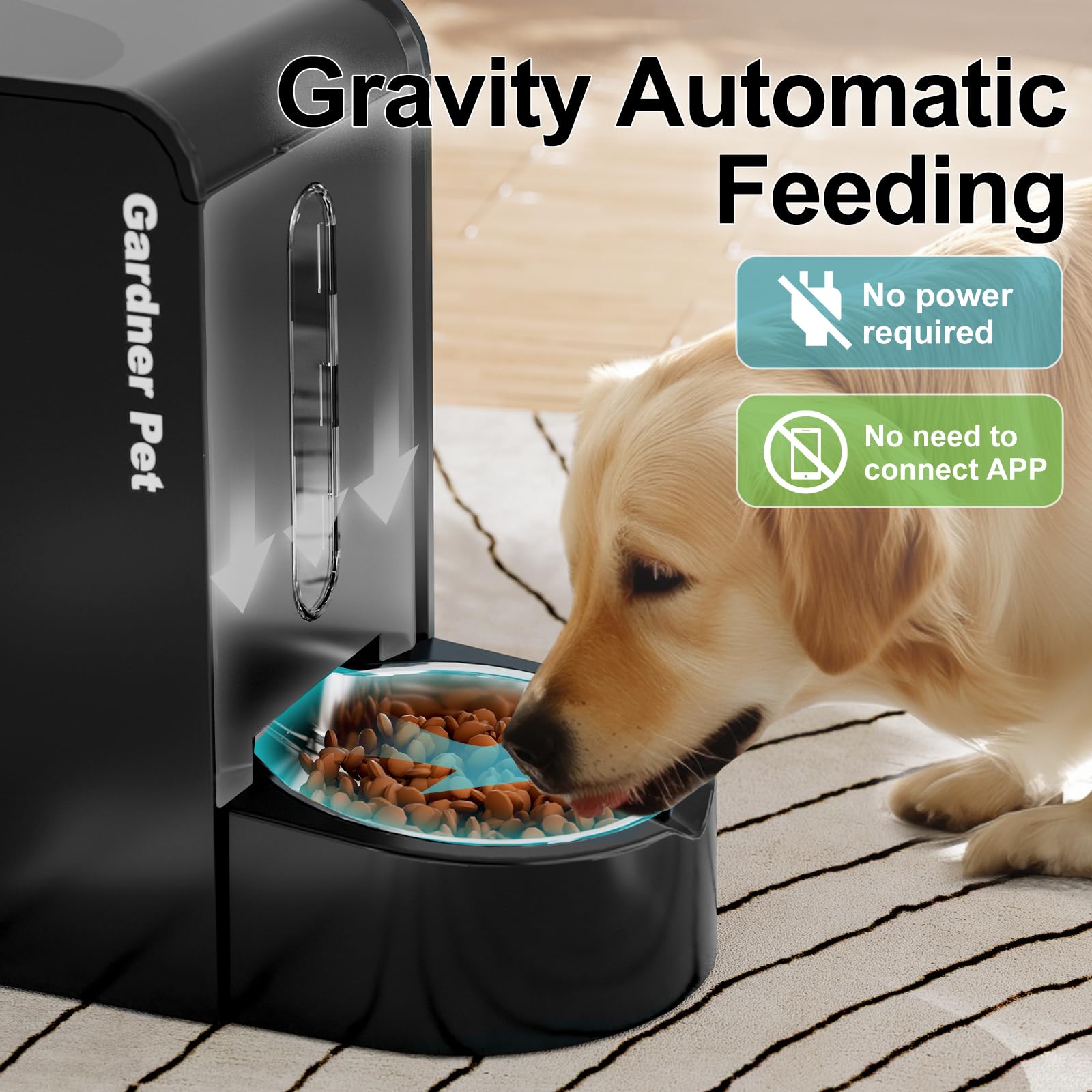 Gardner Pet capacidad de 1,8 galones para agua, ideal para días sin refuerzo