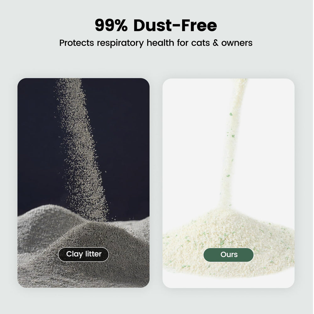 Gardner Pet Cassava Cat Litter, pellets de cassava para un uso suave y estable.