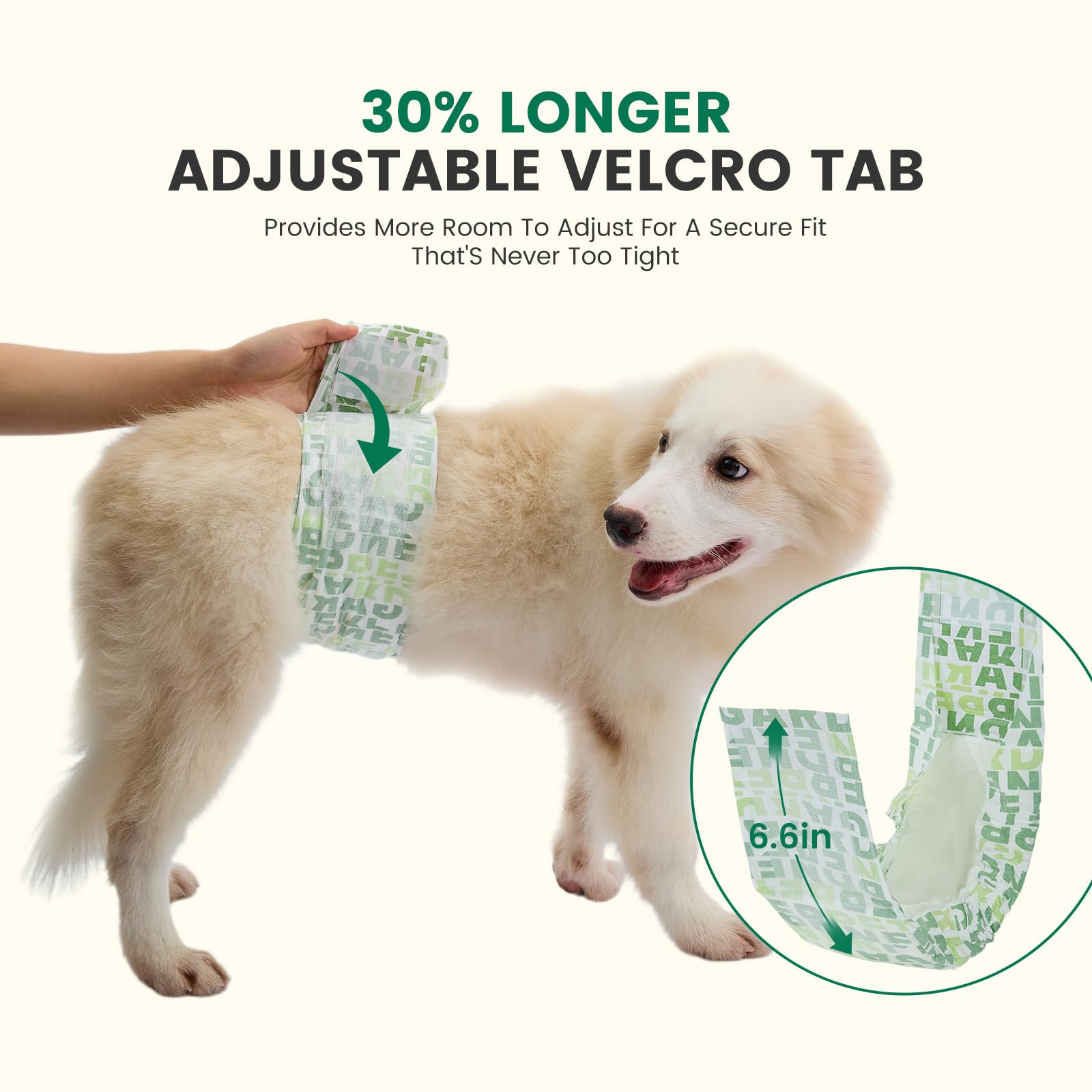 Gardner Pet tecnología de gel de secado rápido para mantener la zona seca.