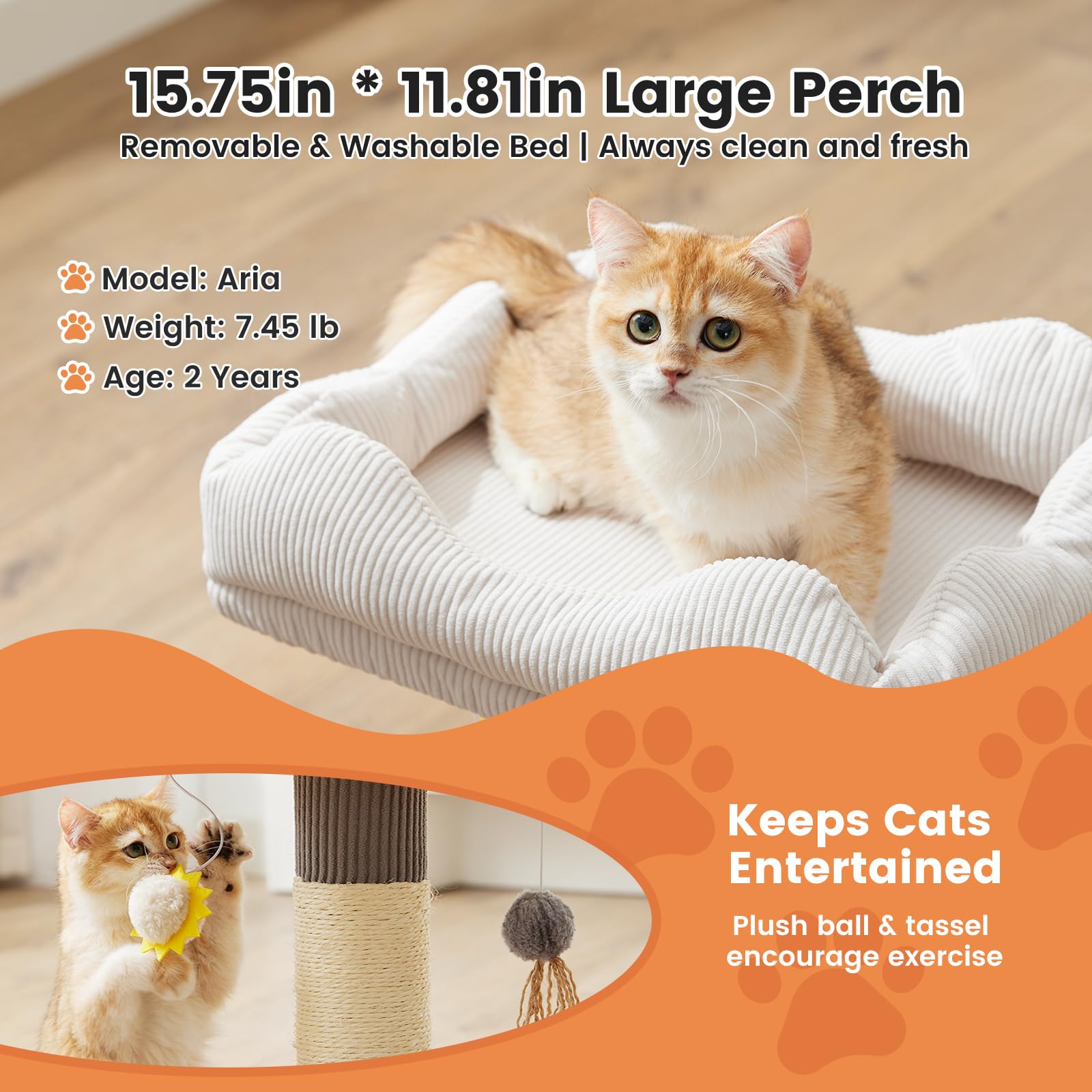 Gardner Pet diseño compacto, ideal para espacios pequeños.