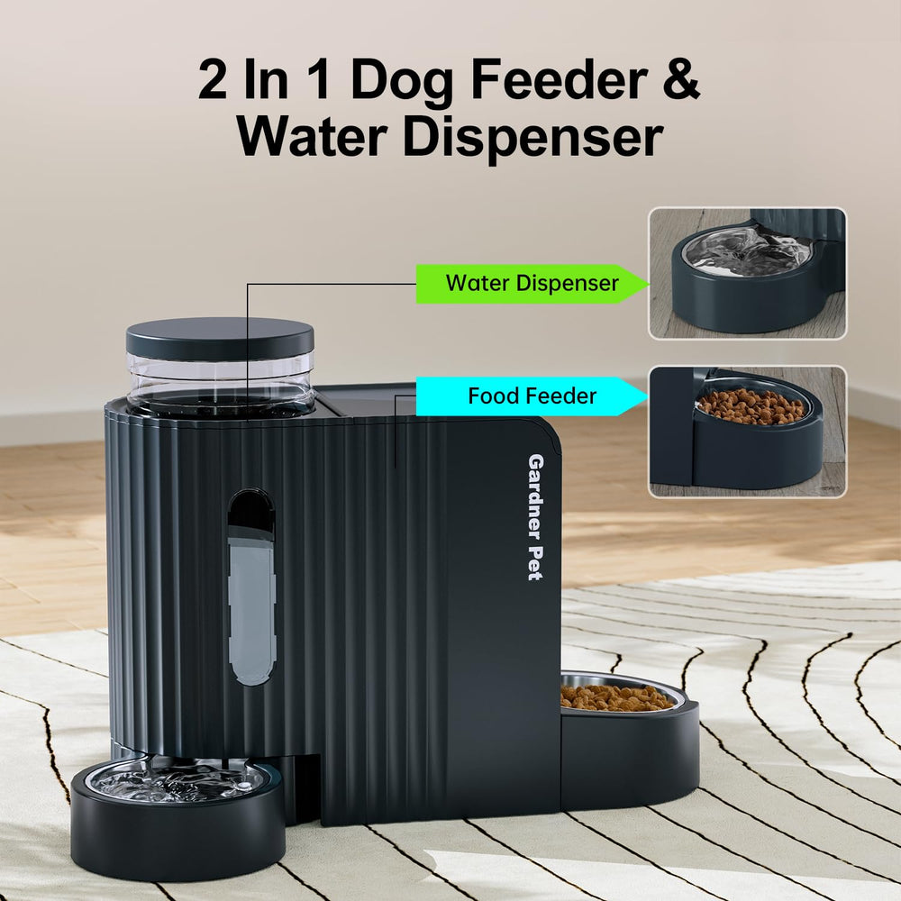 Gardner Pet dispensador de agua por gravedad, ideal para ausencias prolongadas.
