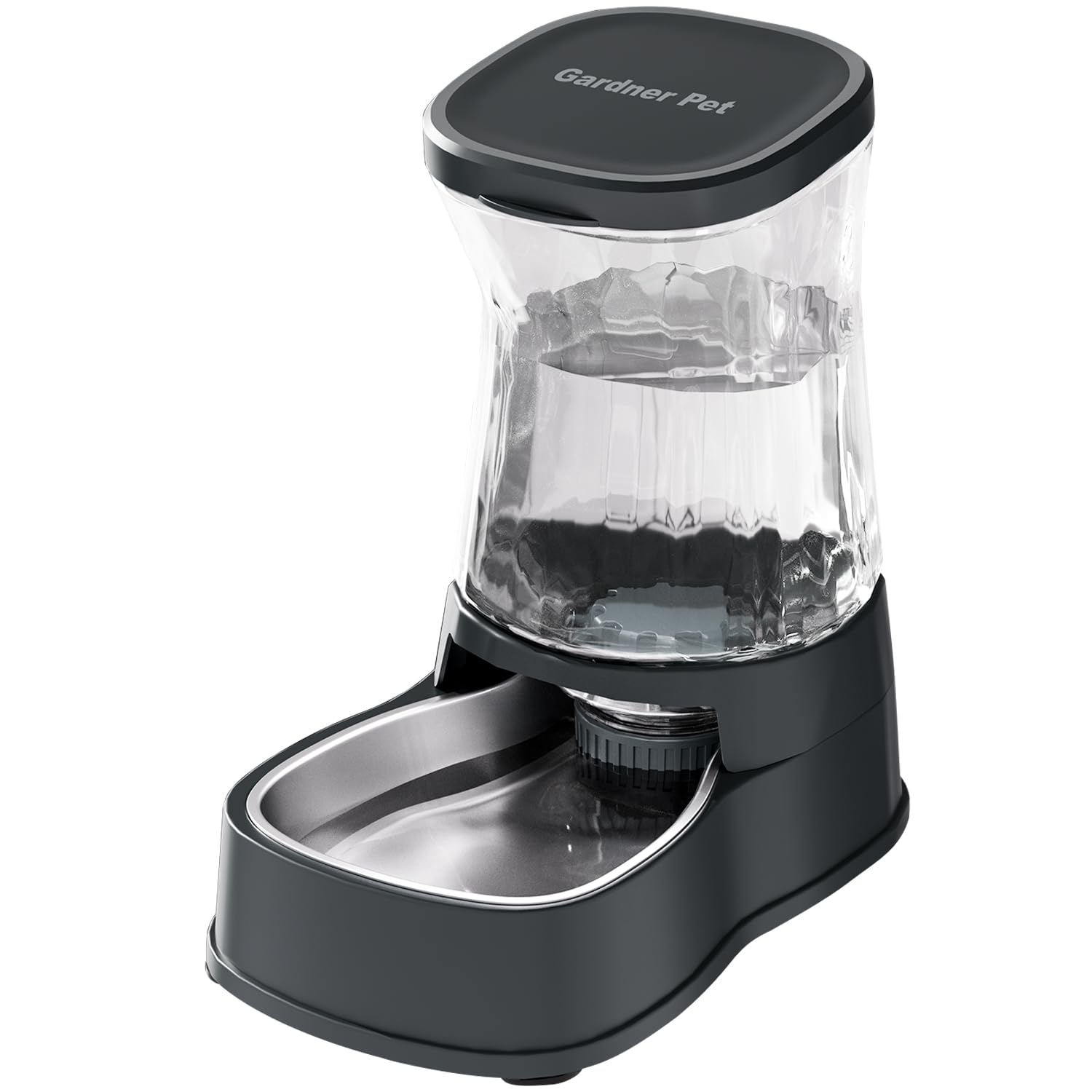 Gardner Pet Dispensador de agua automático en acero inoxidable para perros y gatos.