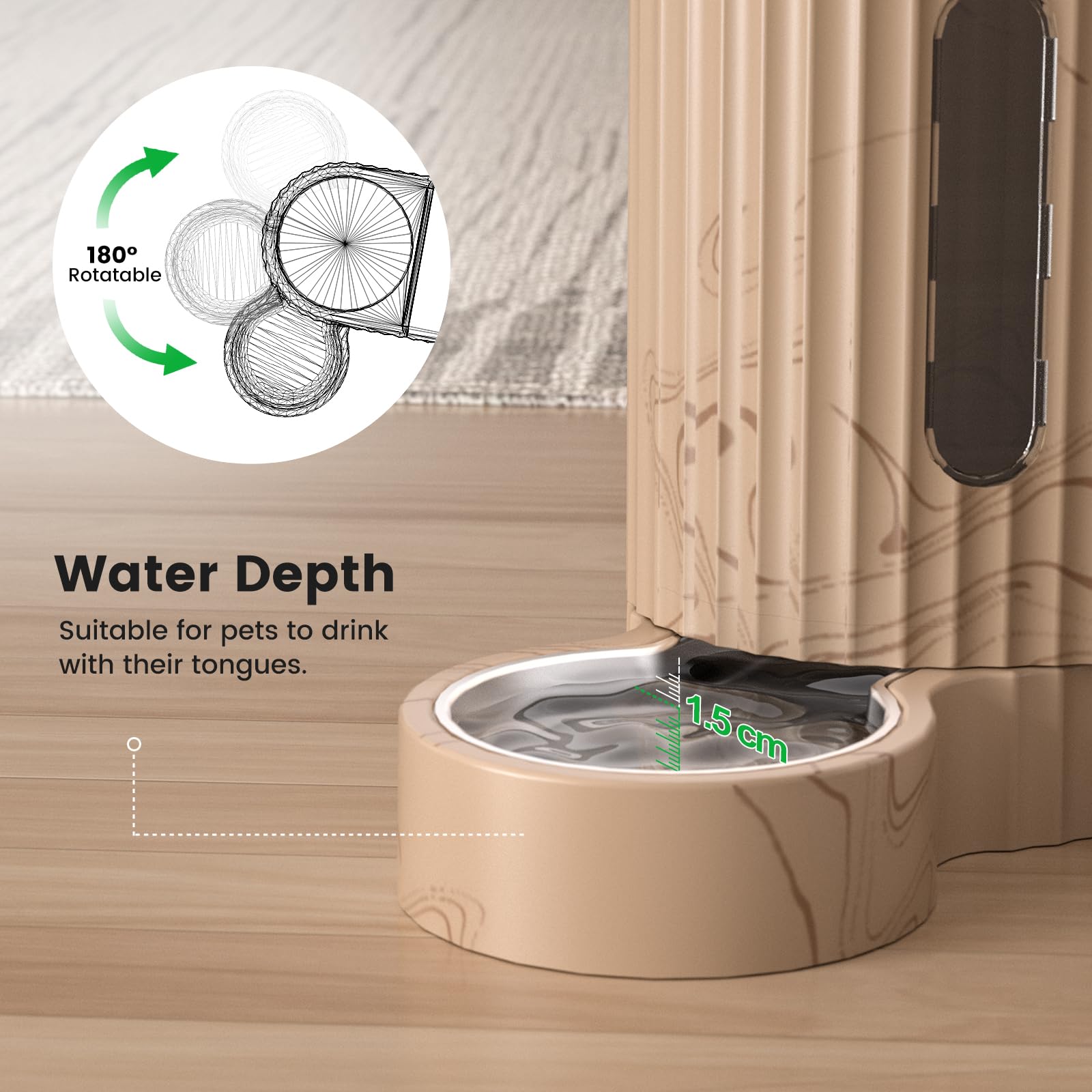 Gardner Pet Gravity uso diario en casa para perros y gatos.
