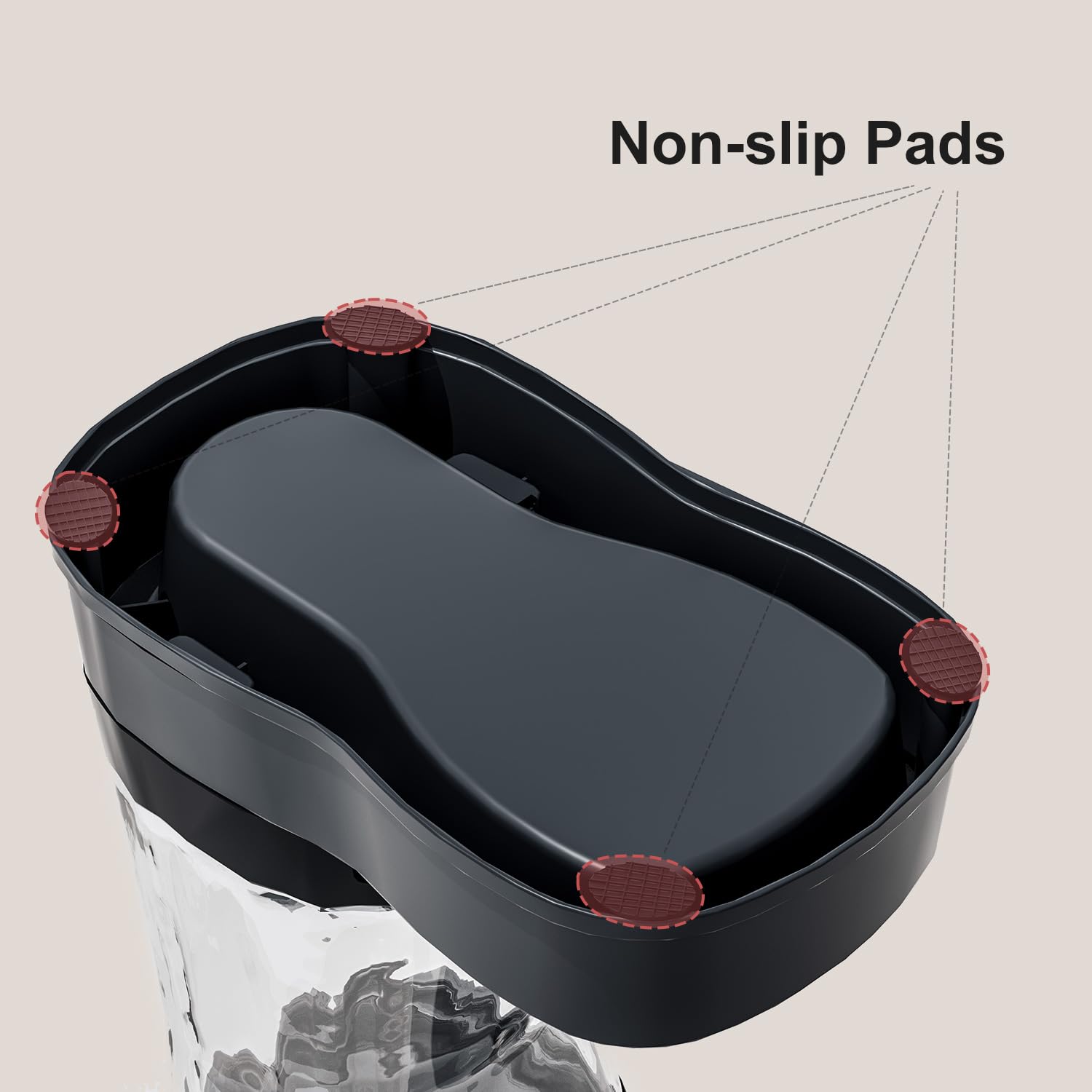 Gardner Pet cuenco de acero apto para lavavajillas, manteniendo higiene.
