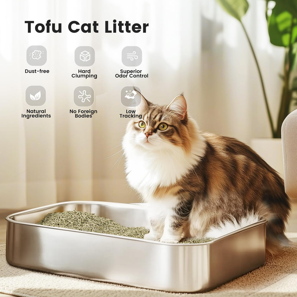 Gardner Pet tofu, aglomeración firme para menos desorden al limpiar.