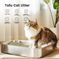 Gardner Pet tofu, aglomeración firme para menos desorden al limpiar.