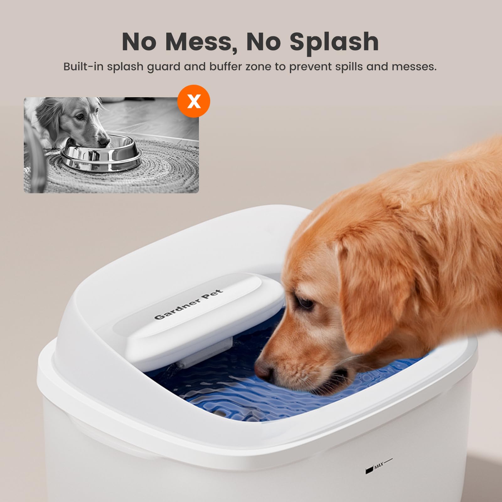 Gardner Pet funcionamiento ultra silencioso para dormitorios