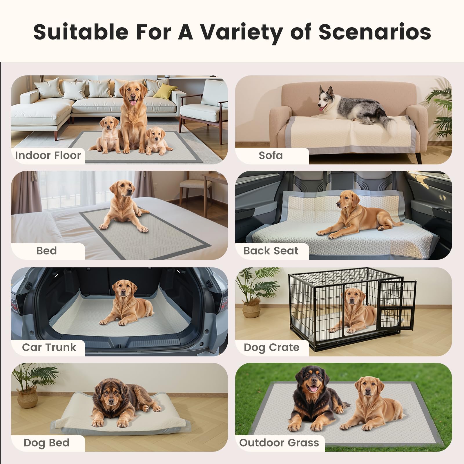 Gardner Pet almohadillas usos múltiples para entrenamiento y viaje