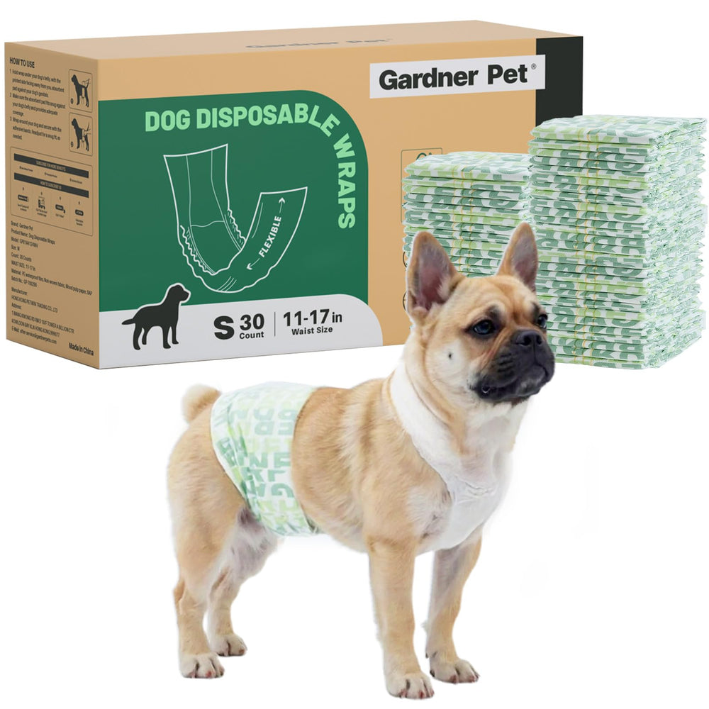 Gardner Pet pañales para perro macho con ajuste largo para mayor comodidad.