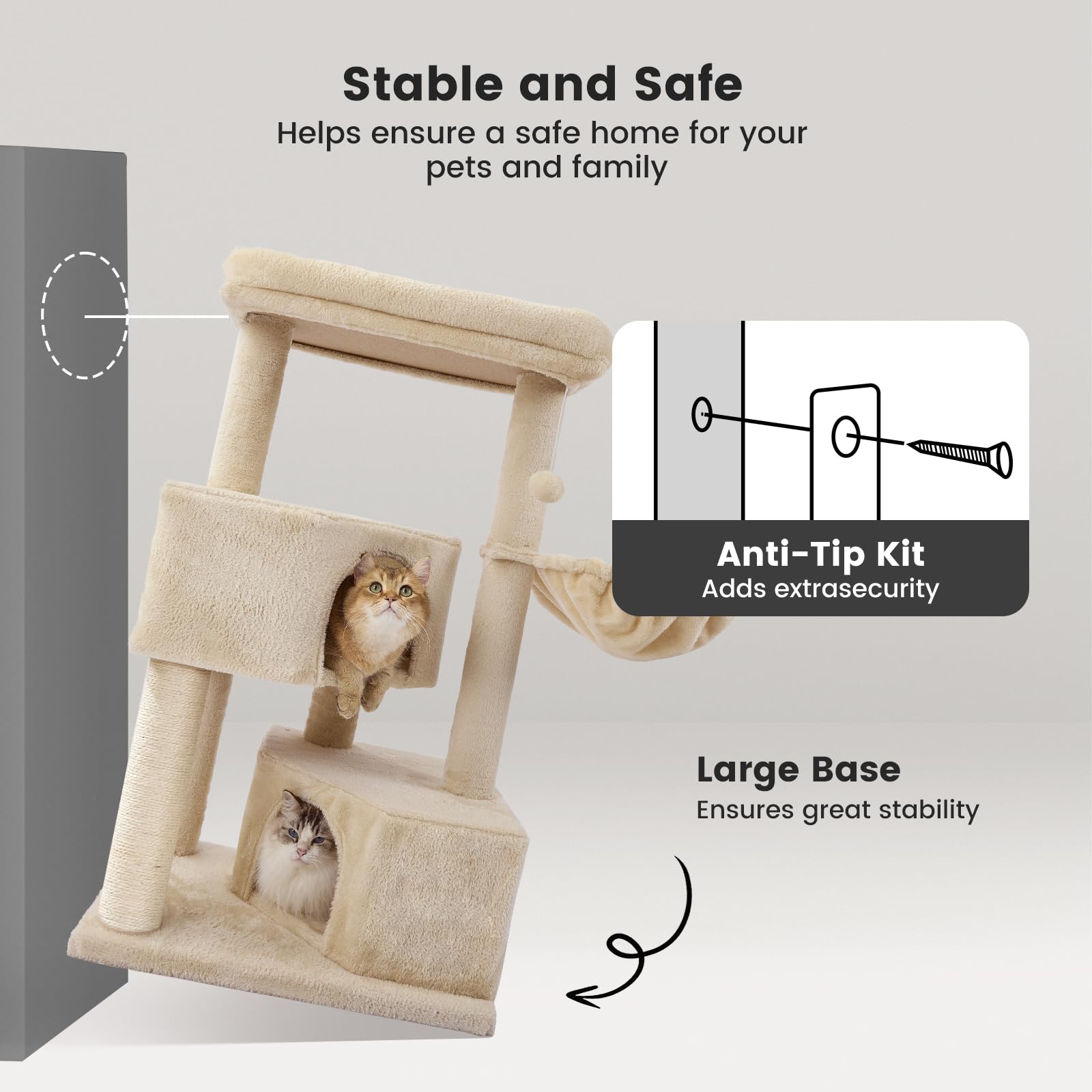 Gardner Pet plataformas-superiores-lavables para limpieza cómoda