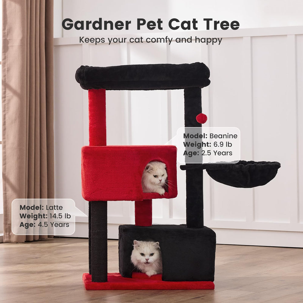 Gardner Pet refugios grandes y pequeños: zonas de descanso y observación para gatos.