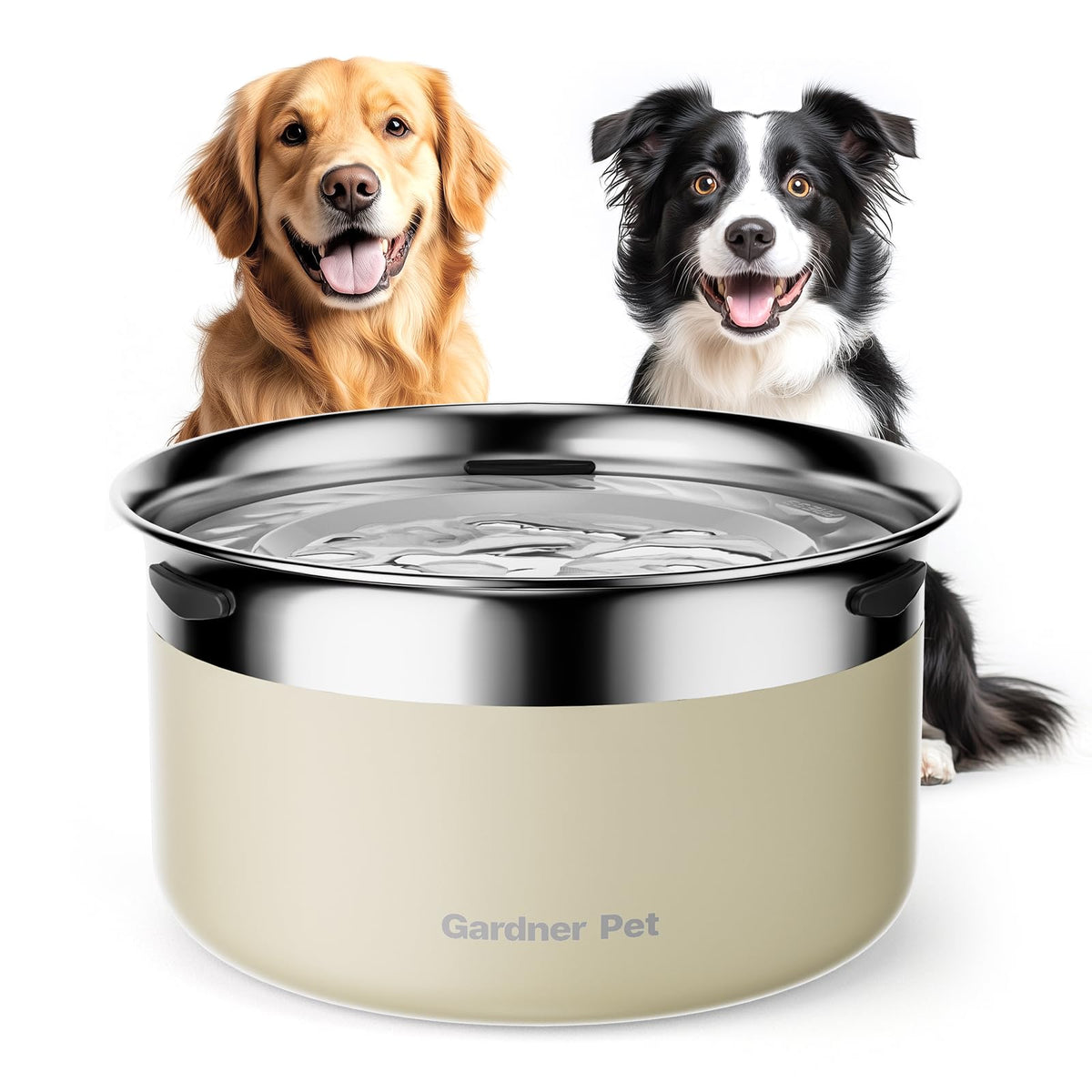 Gardner Pet tazón perro 1 galón, gran capacidad para días activos.