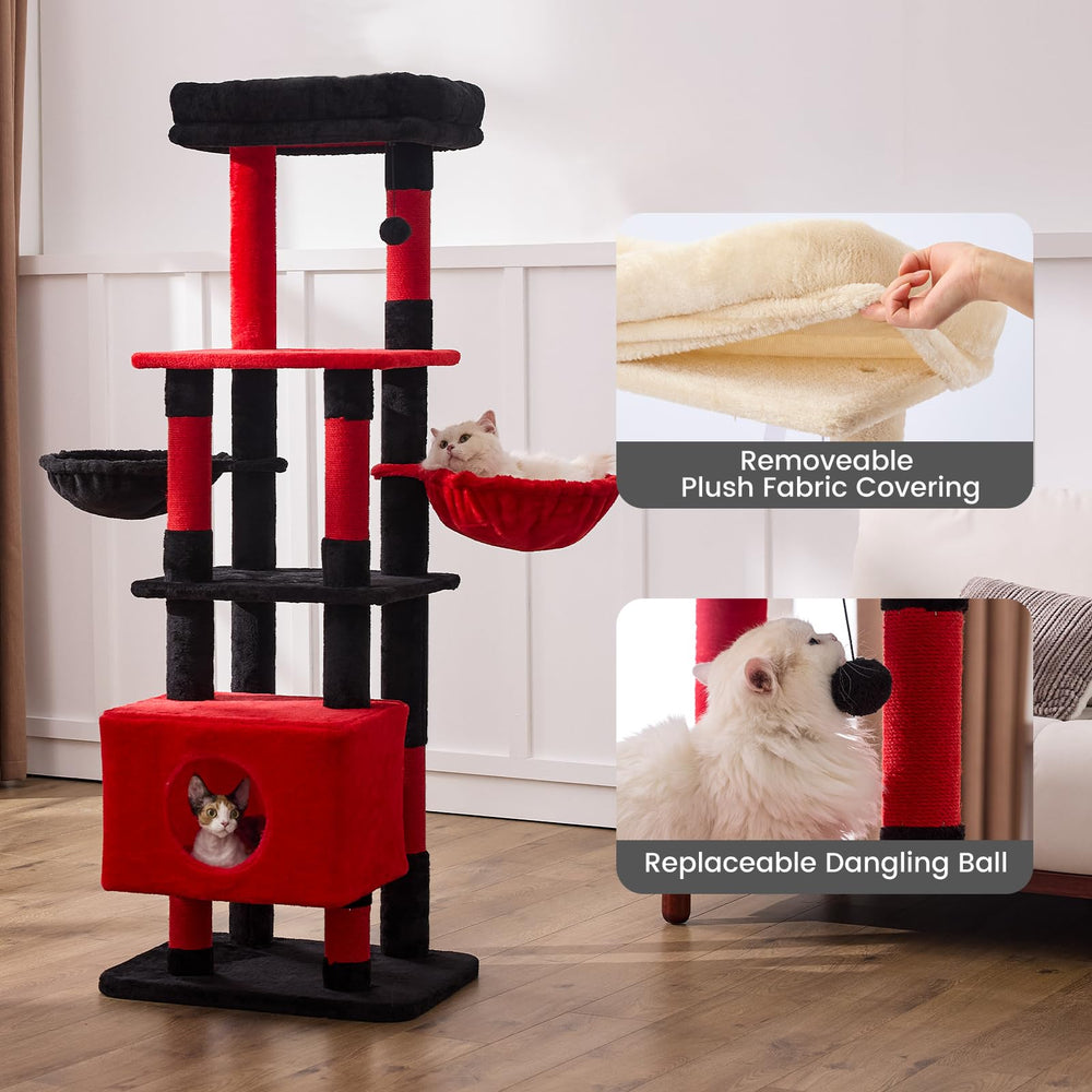 Gardner Pet torre multi-nivel, espacio para trepar y descansar