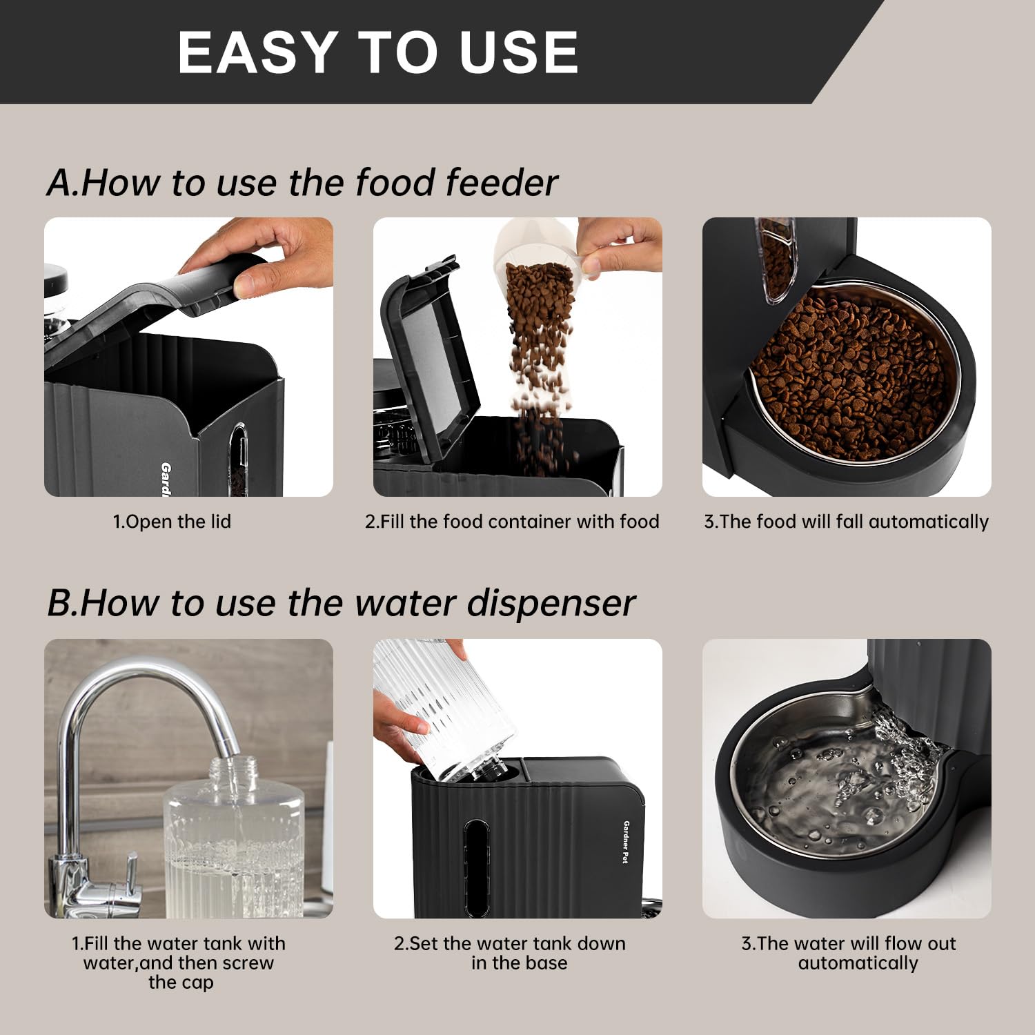 Gardner Pet válvula-espiral: diseño fiable para flujo constante de agua.